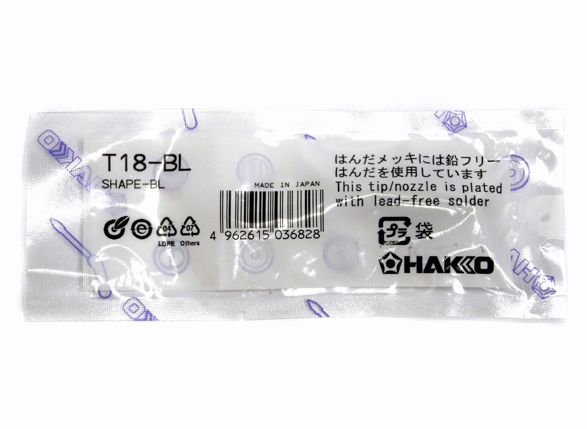 1pc T18-BL T18 Soldering Tip HAKKO FX-888 FX-888D FX-889 FR-701 FR