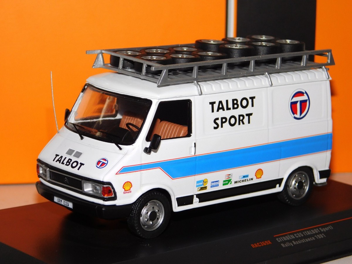 Ixo Citroën C35 Talbot Sport Rally Assistance 1981 - Miniature 1/43 Neuve Réf. RAC369X