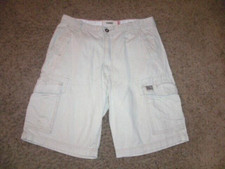 Vintage LEVI'S tan thick made in Egypt CARGO SHORTS size 33