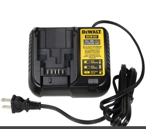CARGADOR DE BATERÍA DE IONES LITIO GENUINO DEWALT DCB107 12V A 20V MAX Nuevo eBay
