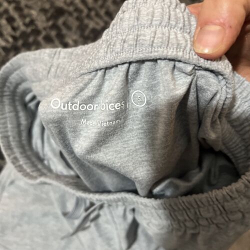 Outdoor Voices CloudKnit Set felpa con cappuccio e joggers grigio usato in ottime condizioni $170 vendita al dettaglio piccolo/medio - Foto 6 di 6