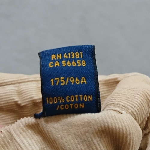 Ralph Lauren Shirt Medium Brown Corduroy Long Sleeve 100% Cotton Lightweight - Picture 17 of 17