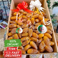2 KG  Premium Algerian Deglet Nour Dates – Natural Soft & Sweet – A Luxury Gift