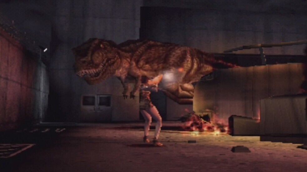 Dino Crisis [REPLICA] - PS1 ONE - Sebo dos Games - 10 anos!