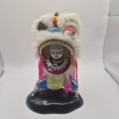 Chinese New Year Jet Li Lion Dance Figure with Music and Light Up Eyes