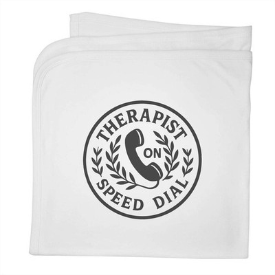 Babydecke/Schal ''Therapeut auf Kurzwahl'' Baumwolle (BY00041913)