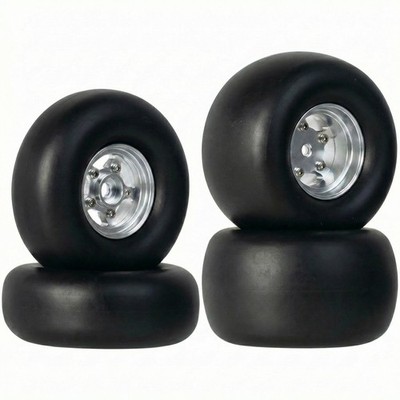 Alu Beadlock Wheel Rims Tires for Tamiya Grasshopper Frog Sand Scorcher Hornet