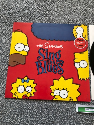 THE SIMPSONS - SING THE BLUES 1st Press 1990 Vinyl Album LP - Near Mint - Foto 2 di 6