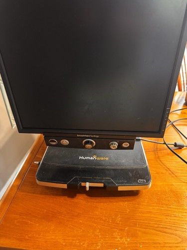 HumanWare SVD-100 Low Vision Video Magnifier Reading Aid, Black/Silver