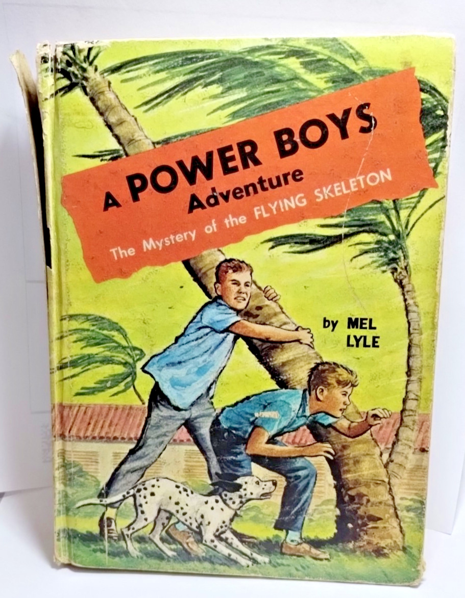 Vintage Power Boys Adventure by Mel Lyle Mystery of the Flying Skeleton 1964