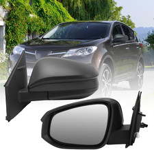 Left Driver Side Mirror Compatible with Toyota RAV4 2013 2014 2015 Power Manual