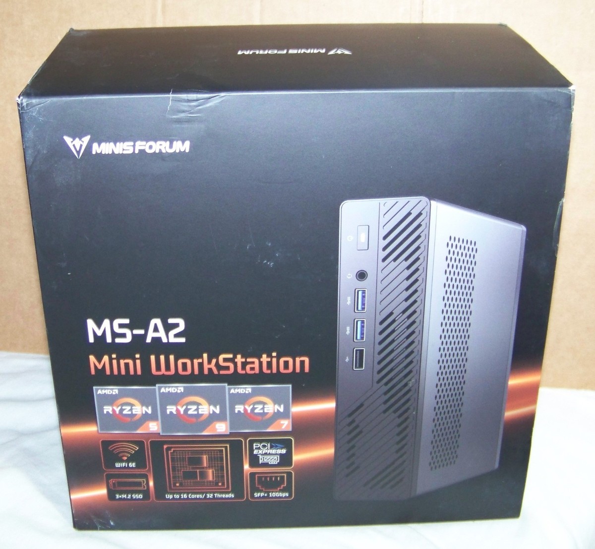MINISFORUM MS-A2-9955 Mini Workstation Ryzen 9 9955HX 5.4GHz NO