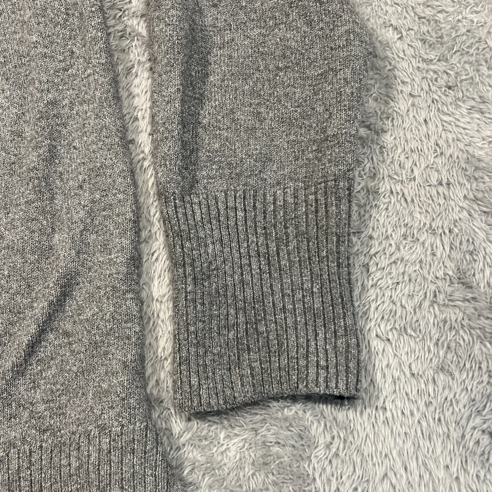 Suéter feminino Tahari Fair Isle 3X plus cinza rosa bainha com nervuras punhos pescoço simulado - Imagem 4 de 4