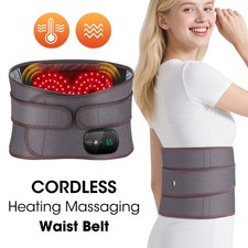 Infrared Heating Waist Massager Electric Belt Vibration USB Slimming Red Light