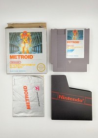 Metroid (Nintendo NES) - Small Box EU (Rare) - EEC/FRG - Complet