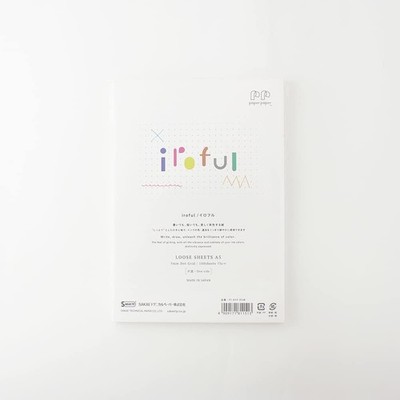 Iroful 75 gsm Loose Sheet 8.27x5.85 Inch 100 Sheets/Pack 5mm Dot Grid White