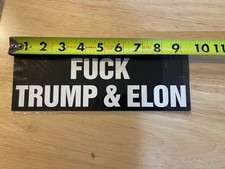 2 PACK-Donald Trump is Not My President Sticker Anti Trump Sucks BUMPER STICKER