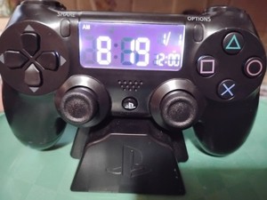 PlayStation  Controller  4 Clock W/ Alarm, Work Great