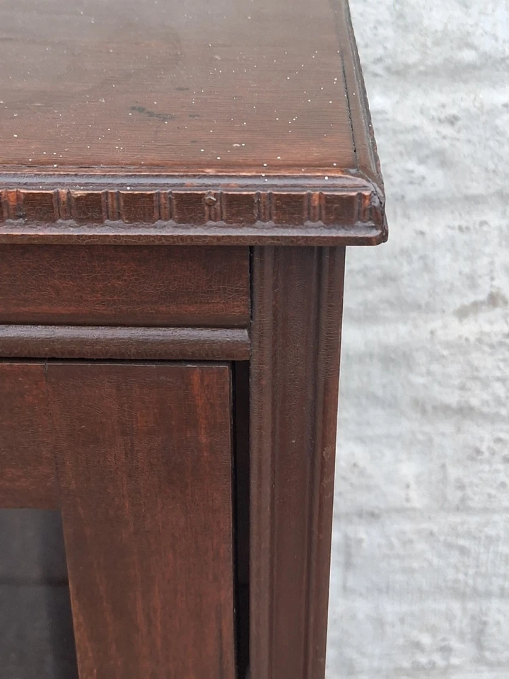 Старинный двойной двери стекла передней книжный шкаф хорошее состояние товара - Изображение 2 из 4