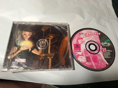 Barbie Explorer GAME PS1 (Sony PlayStation 1, 2001) Case And Disc No Manual 
