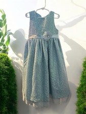 Disney Blue Sleeveless Scoop Neck Formal Sundress