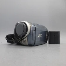 JVC Everio GZ-MG36EK Handheld High Definition HDD Camcorder Silver Tested