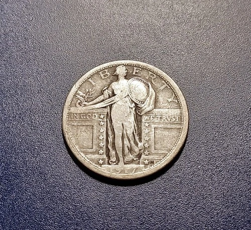 VG 1917-P Ty.1 Standing Liberty Quarter