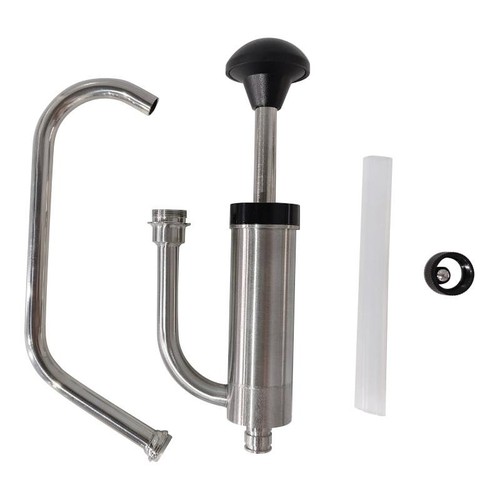 4L Multi-Condiment Sauce Dispenser Pump Bucket Stainless Steel - Picture 2 of 3