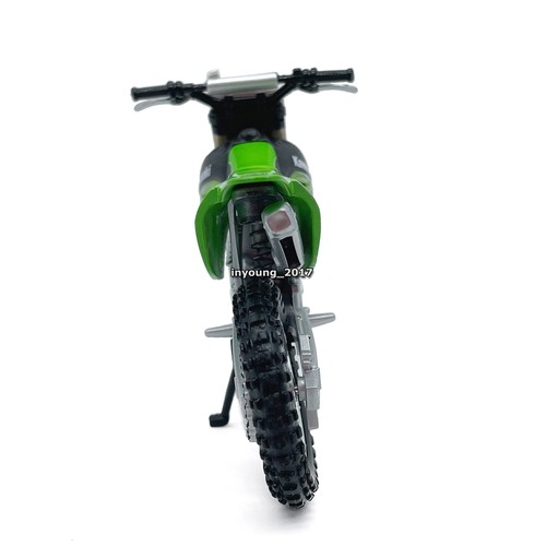 Modellino moto 1:18 Kawasaki KX 450F pressofuso dirt bike giocattolo auto moto giocattoli - Foto 6 di 8