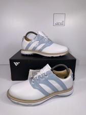 Adidas MC Z-Traxion Golf Shoes - White / Blue - Size UK 5.5 - IH5150 - NEW 