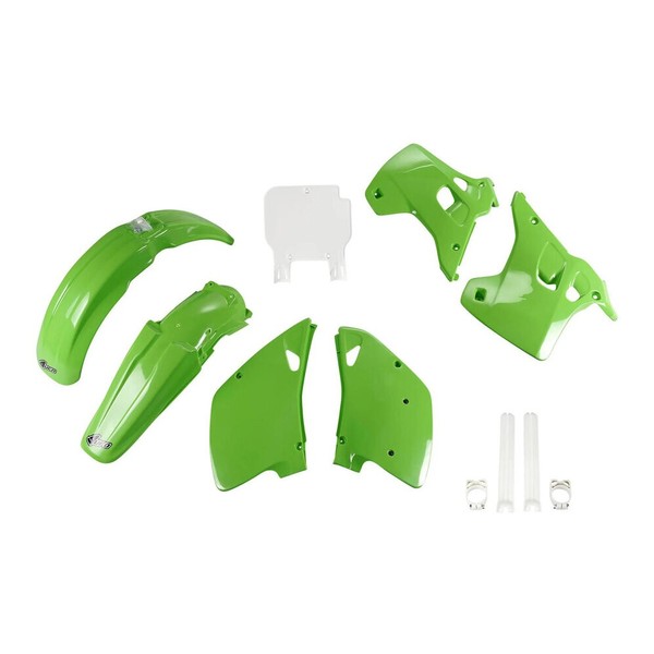 Ufo Plastiksatz Komplett Body Kit KX125/250 92 Oem-image