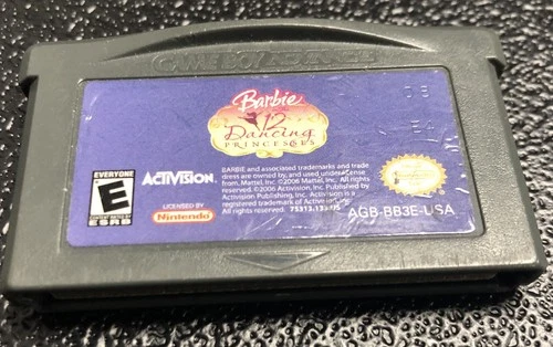 RZ Barbie in the 12 Dancing Princesses (Nintendo Game Boy Advance, 2006) Tested
