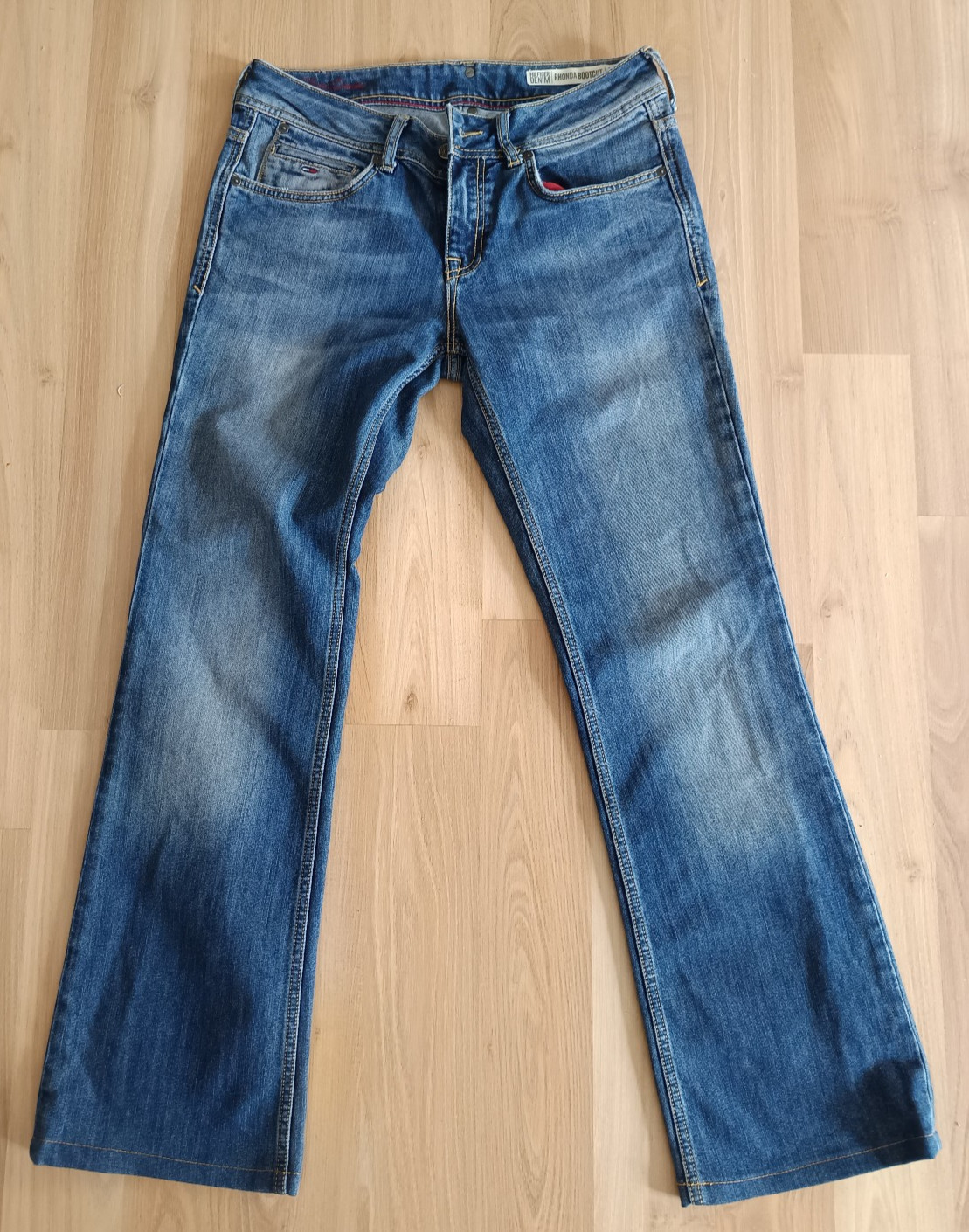 * TOMMY HILFIGER RHONDA BOOTCUT Jeans Size W30 L30 Excellent Stretch Blue