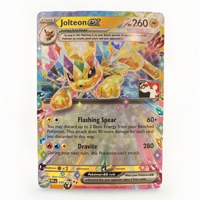 Play! Pokemon Prize Pack Series 7 Prismatic Evolutions 030/131 Jolteon ex