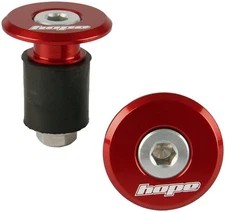 Hope Grip Doctor Bar End Plugs, Red