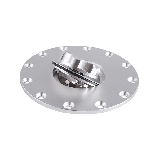 Fuel Cell Cap With Gasket Filler Flush Assy 12 Bolt Surge Tank Cap Silver 150mm - Picture 3 of 6