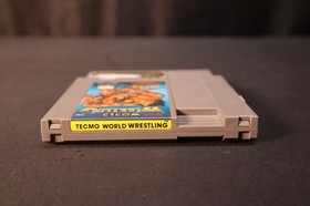 Tecmo World Wrestling Nintendo NES 1990 W/ Box And Manual Rough Shape Tested