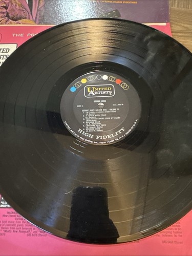 GEORGE JONES: golden hits, vol. 2 UA 12" LP 33 RPM VG R62 - Picture 2 of 9