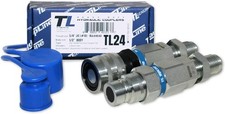 #10 JIC Thread 1/2" Flat Face Hydraulic Quick Connect Coupler Skid Steer TL24