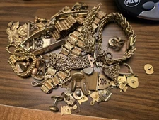 Gold Filled Lot Scrap Gold Recovery 272g Clean With Victorian Old High End