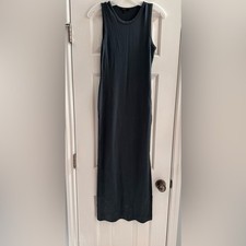 Quince Teal Jersey Stretch Maxi Dress Women’s Small Lightweight Casual Summer