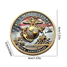 250th Anniversary U.S. M ilitary Commemorative Coins A my Navy Marine Corps NEW