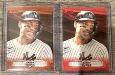 (2) 2025 Topps Stadium Club baseball ⚾️ Aaron Judge #139 Bronze & Red SP Yankees