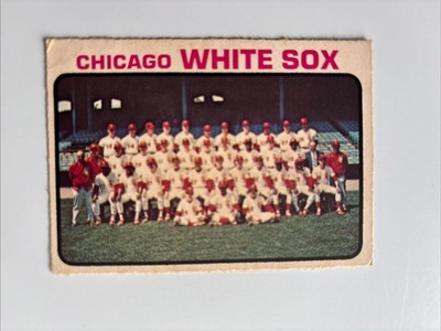 1973 OPC EQUIPE CHICAGO WHITE SOX # 481