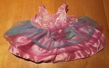 Build a Bear Light Up Dress Purple Pink Blue Tulle Satin Sequin Teddy Clothes