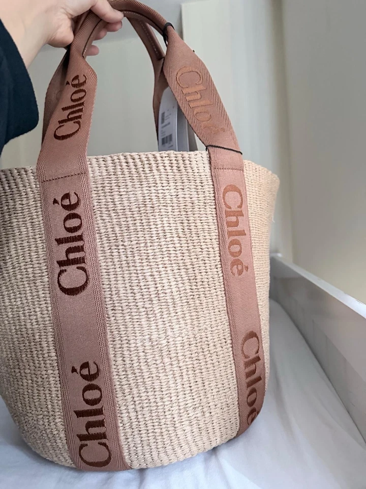 Chloe Raffia Tote Bag BNWT From Harvey Nichols 100% Authentic POPULAR! RRP £650 - Image 4 of 4