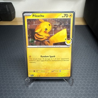 Pokemon Day 2026 Pikachu 051/162 Temporal Forces Stamped Cosmos Holo