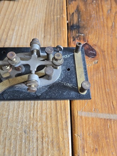 Vintage World War 2 J-38 Telegraph Key - Zdjęcie 3 z 5