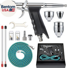 Airbrush Kit, Air Brush Painting Set, Double Action Trigger Airbrush Gun with 0.