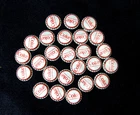 25  Vintage Cork 1960's  bottle caps  Rare  (Money Caps)   Coca Cola